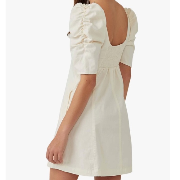 NWT FREE PEOPLE SIZE S Cheyenne Lightweight Denim Mini Dress - Picture 2 of 4
